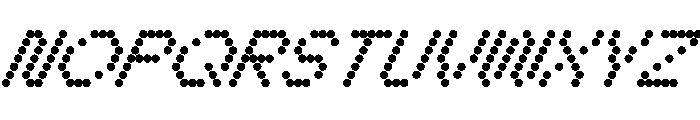 WTBleepBeta Italic Font UPPERCASE