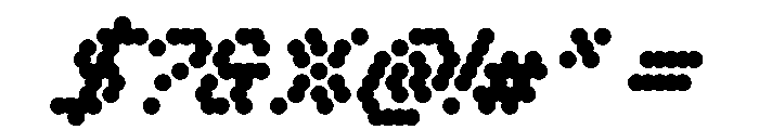WTBleepBeta MediumItalic Font OTHER CHARS
