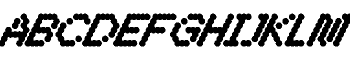 WTBleepBeta MediumItalic Font UPPERCASE