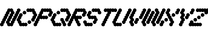 WTBleepBeta MediumItalic Font UPPERCASE