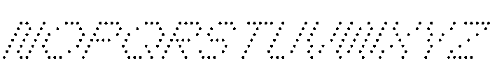 WTBleepBeta ThinItalic Font UPPERCASE