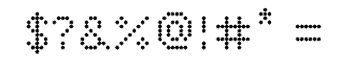 WTBobine Bold Font OTHER CHARS
