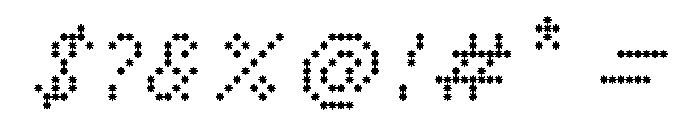 WTBobine BoldItalic Font OTHER CHARS