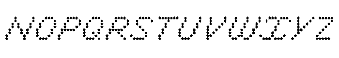 WTBobine BoldItalic Font UPPERCASE