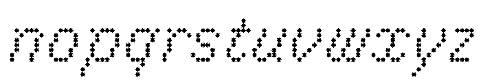 WTBobine BoldItalic Font LOWERCASE