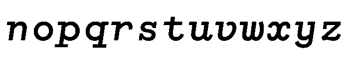 WTGartonOrnate BoldItalic Font LOWERCASE