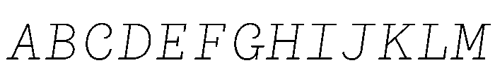 WTGartonOrnate LightItalic Font UPPERCASE