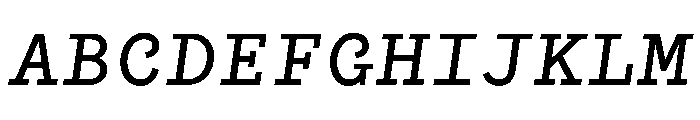 WTGartonOrnate MediumItalic Font UPPERCASE