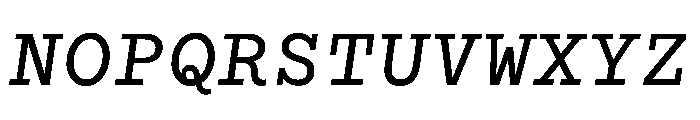 WTGartonOrnate MediumItalic Font UPPERCASE