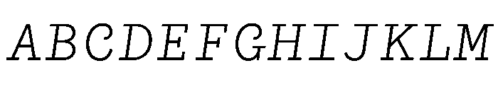 WTGartonOrnate SemiLightItalic Font UPPERCASE