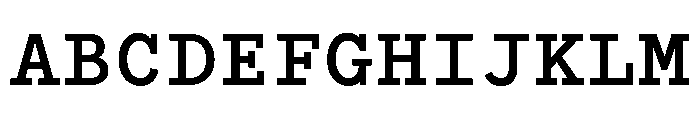WTGartonPlain Bold Font UPPERCASE
