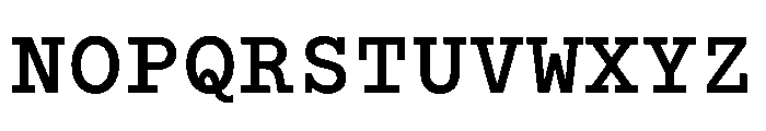 WTGartonPlain Bold Font UPPERCASE