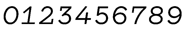 WTGartonPlain Italic Font OTHER CHARS