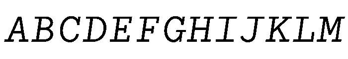 WTGartonPlain Italic Font UPPERCASE