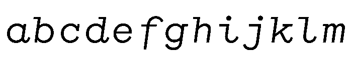 WTGartonPlain Italic FONT