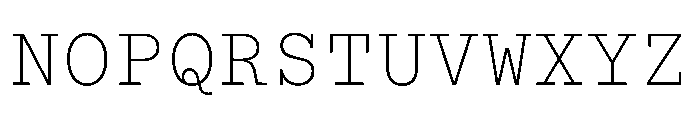 WTGartonPlain Light Font UPPERCASE