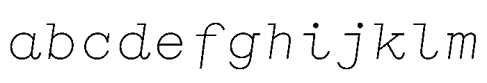 WTGartonPlain LightItalic FONT