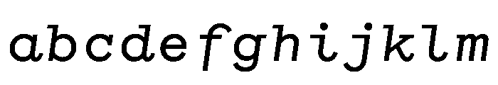 WTGartonPlain MediumItalic FONT