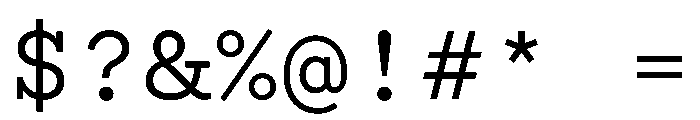 WTGartonPlain Regular Font OTHER CHARS