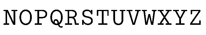 WTGartonPlain Regular Font UPPERCASE