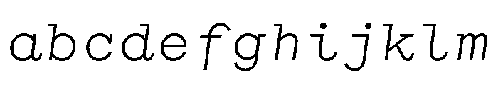 WTGartonPlain SemiLightItalic FONT
