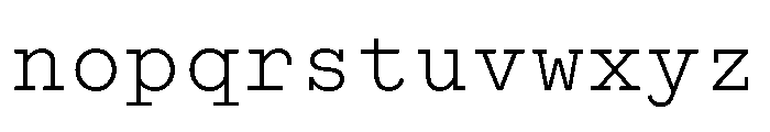 WTGartonPlain SemiLight Font LOWERCASE