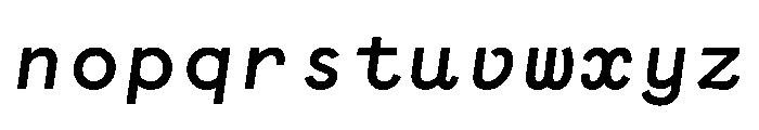 WTGartonSansOrnate BoldItalic Font LOWERCASE