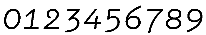 WTGartonSansOrnate Italic Font OTHER CHARS