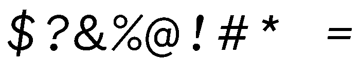 WTGartonSansOrnate Italic Font OTHER CHARS