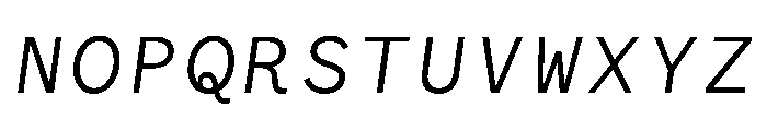 WTGartonSansOrnate Italic Font UPPERCASE