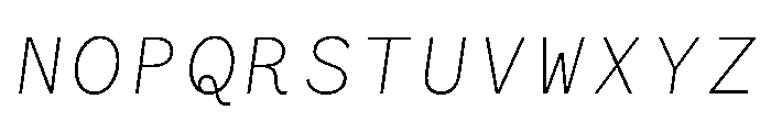 WTGartonSansOrnate LightItalic Font UPPERCASE