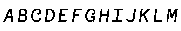 WTGartonSansOrnate MediumItalic Font UPPERCASE