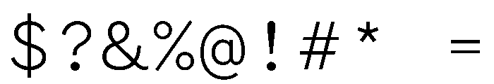 WTGartonSansOrnate SemiLight Font OTHER CHARS