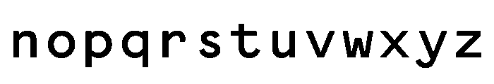 WTGartonSansPlain Bold Font LOWERCASE