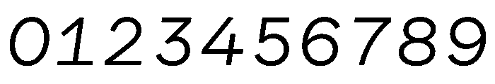 WTGartonSansPlain Italic Font OTHER CHARS