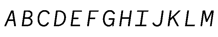 WTGartonSansPlain Italic Font UPPERCASE