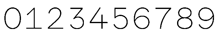 WTGartonSansPlain Light Font OTHER CHARS