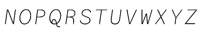 WTGartonSansPlain LightItalic Font UPPERCASE