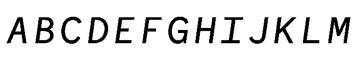 WTGartonSansPlain MediumItalic Font UPPERCASE