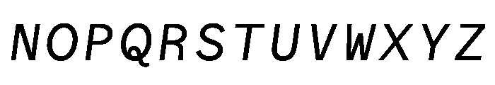 WTGartonSansPlain MediumItalic Font UPPERCASE
