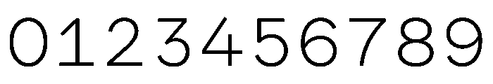 WTGartonSansPlain SemiLight Font OTHER CHARS