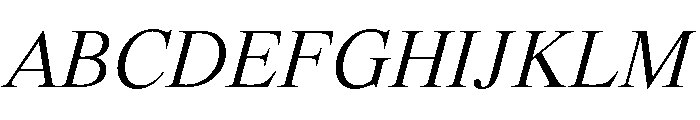 WTKormelink SemLtIta Font UPPERCASE