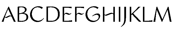WTMonarchNova Regular Font UPPERCASE