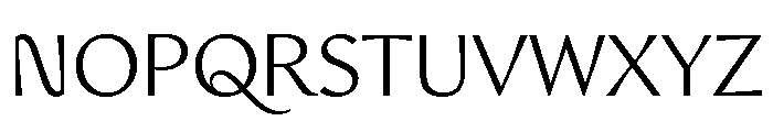WTMonarchNova Regular Font UPPERCASE