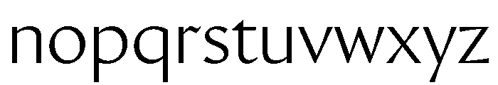 WTMonarchNova Regular Font LOWERCASE