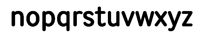 WTPantographStandard Medium Font LOWERCASE