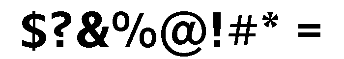 WTSaltburn ExtraBold Font OTHER CHARS