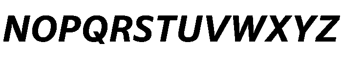 WTSaltburn ExtraBoldItalic Instance Font UPPERCASE