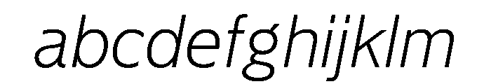 WTSaltburn ExtraLightItalic Instance FONT