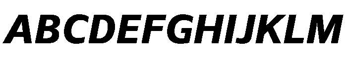 WTSaltburn HeavyItalic Instance Font UPPERCASE